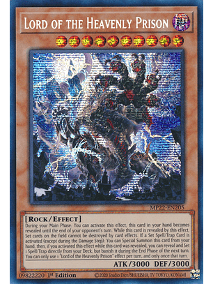 Lord of the Heavenly Prison - MP22-EN205 - Prismatic Secret Rare