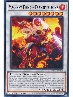 Magikey Fiend - Transfurlmine - MP22-EN211 - Rare 