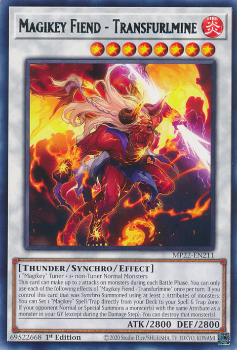 Magikey Fiend - Transfurlmine - MP22-EN211 - Rare 