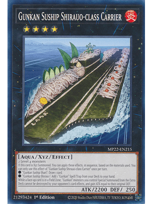 Gunkan Suship Shirauo-class Carrier - MP22-EN215 - Common