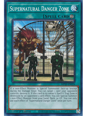 Supernatural Danger Zone - MP22-EN224 - Common 