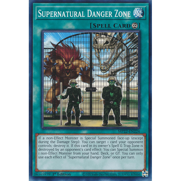 Supernatural Danger Zone - MP22-EN224 - Common 