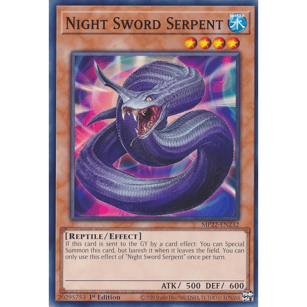 Night Sword Serpent - MP22-EN232 - Common