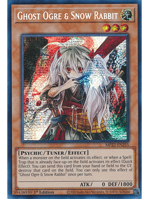 Ghost Ogre & Snow Rabbit - MP22-EN255 - Prismatic Secret Rare