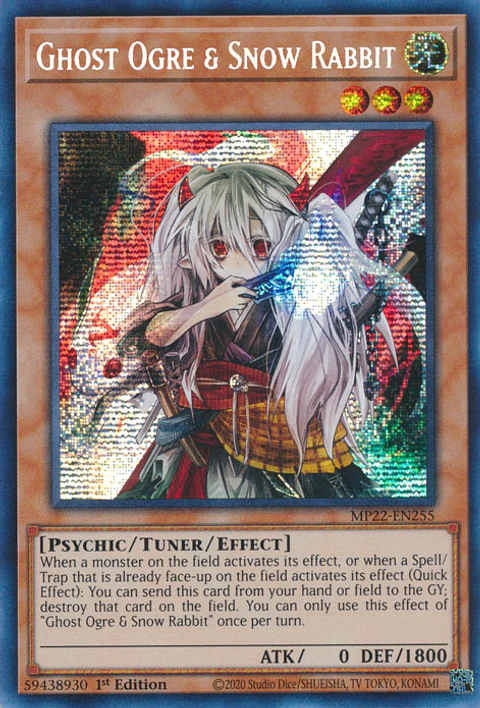 Ghost Ogre & Snow Rabbit - MP22-EN255 - Prismatic Secret Rare