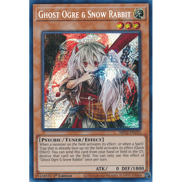 Ghost Ogre & Snow Rabbit - MP22-EN255 - Prismatic Secret Rare