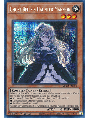 Ghost Belle & Haunted Mansion - MP22-EN258 - Prismatic Secret Rare