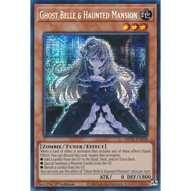 Ghost Belle & Haunted Mansion - MP22-EN258 - Prismatic Secret Rare