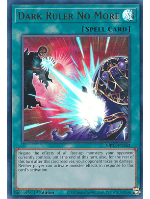 Dark Ruler No More - MP22-EN262 - Ultra Rare 