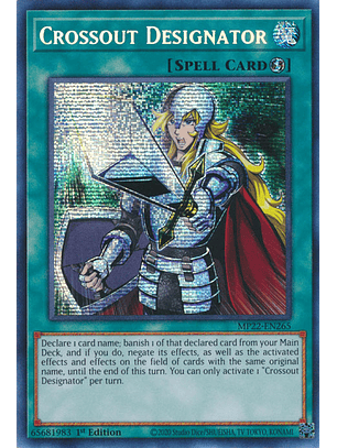 Crossout Designator - MP22-EN265 - Prismatic Secret Rare