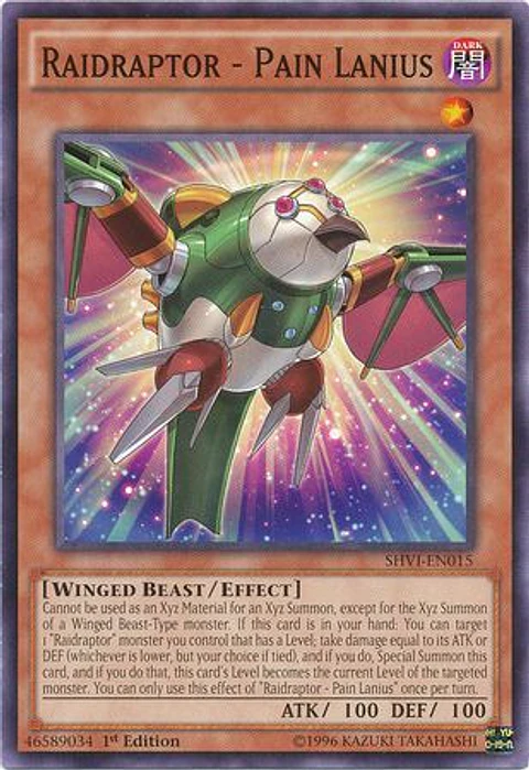 Raidraptor - Pain Lanius - SHVI-EN015 - Common 