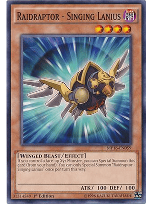 Raidraptor - Singing Lanius - MP16-EN059 - Common