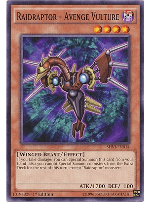 Raidraptor - Avenge Vulture - SHVI-EN014 - Common