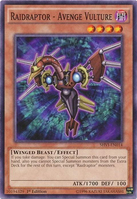Raidraptor - Avenge Vulture - SHVI-EN014 - Common