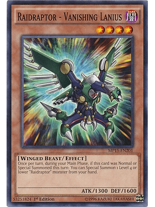 Raidraptor - Vanishing Lanius - MP15-EN201 - Common