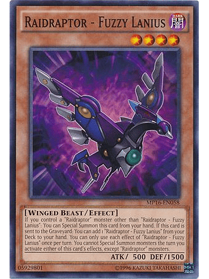 Raidraptor - Fuzzy Lanius - MP16-EN058 - Common