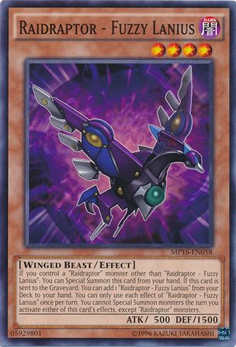 Raidraptor - Fuzzy Lanius - MP16-EN058 - Common