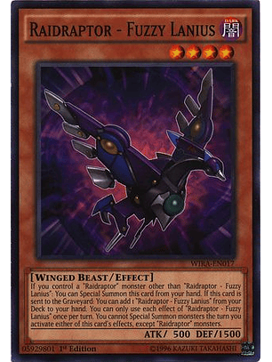 Raidraptor - Fuzzy Lanius - WIRA-EN017 - Common 