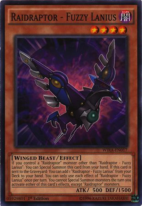 Raidraptor - Fuzzy Lanius - WIRA-EN017 - Common 
