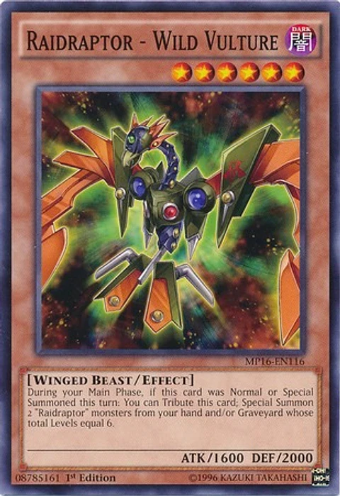Raidraptor - Wild Vulture - MP16-EN116 - Common