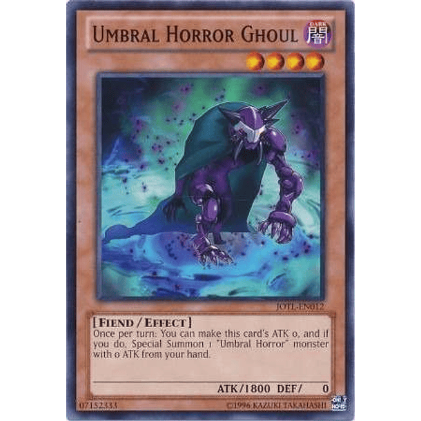 Umbral Horror Ghoul - JOTL-EN012 - Common 