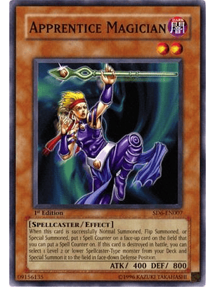 Apprentice Magician - SD6-EN007 - Common