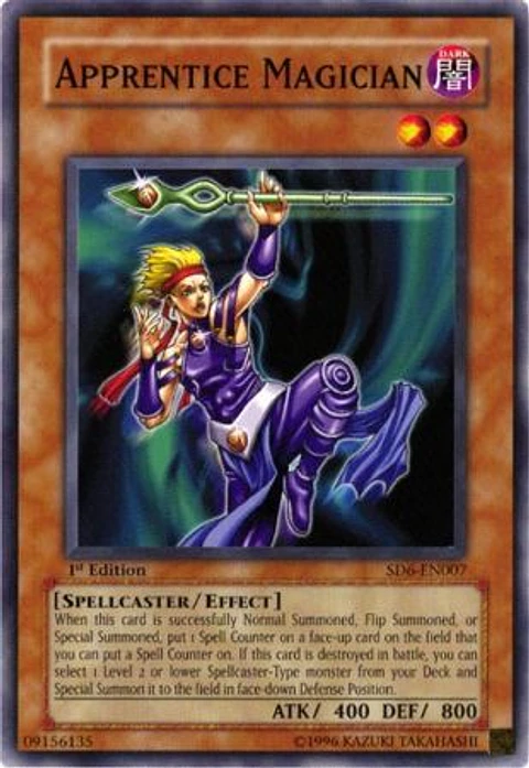 Apprentice Magician - SD6-EN007 - Common