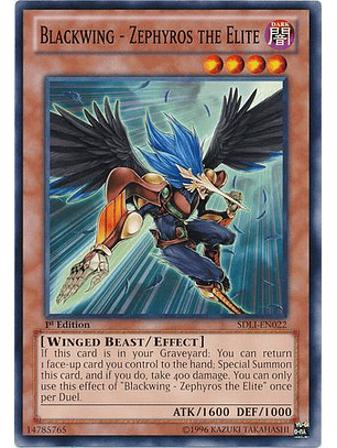 Blackwing - Zephyros the Elite - SDLI-EN022 - Common