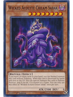 Wicked Acolyte Chilam Sabak - COTD-EN093 - Common