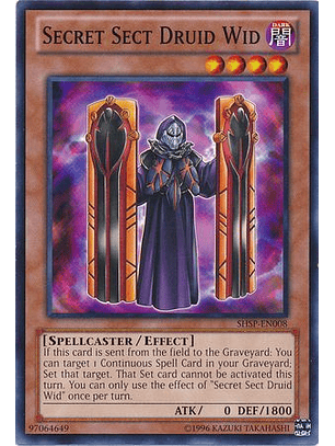 Secret Sect Druid Wid - SHSP-EN008 - Common