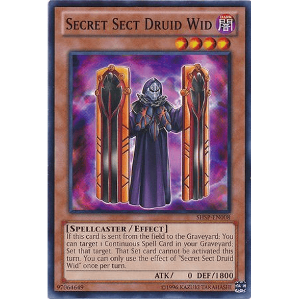 Secret Sect Druid Wid - SHSP-EN008 - Common
