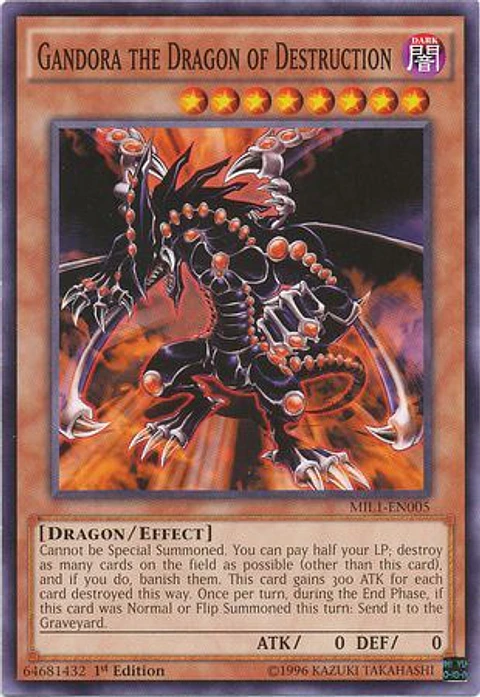 Gandora the Dragon of Destruction - MIL1-EN005 - Common (jugada)