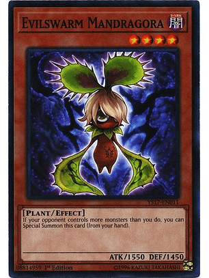 Evilswarm Mandragora - YS17-EN011 - Common