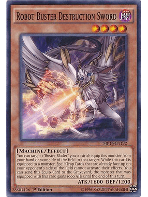 Robot Buster Destruction Sword - MP16-EN192 - Common 