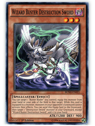 Wizard Buster Destruction Sword - BOSH-EN021 - Common 