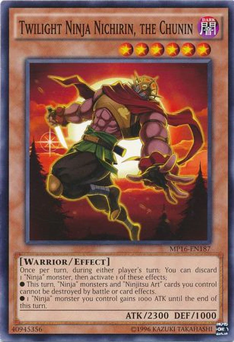 Twilight Ninja Nichirin, the Chunin - MP16-EN187 - Common