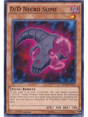 D/D Necro Slime - MP16-EN115 - Common