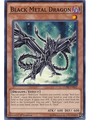 Black Metal Dragon - CORE-EN022 - Common