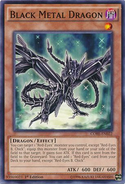 Black Metal Dragon - CORE-EN022 - Common