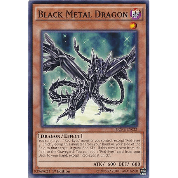 Black Metal Dragon - CORE-EN022 - Common