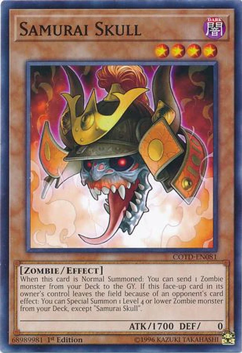 Samurai Skull - COTD-EN081 - Common 