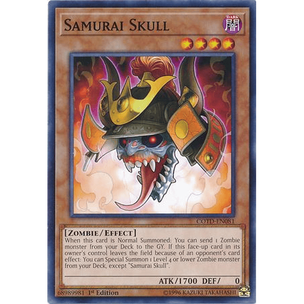Samurai Skull - COTD-EN081 - Common 