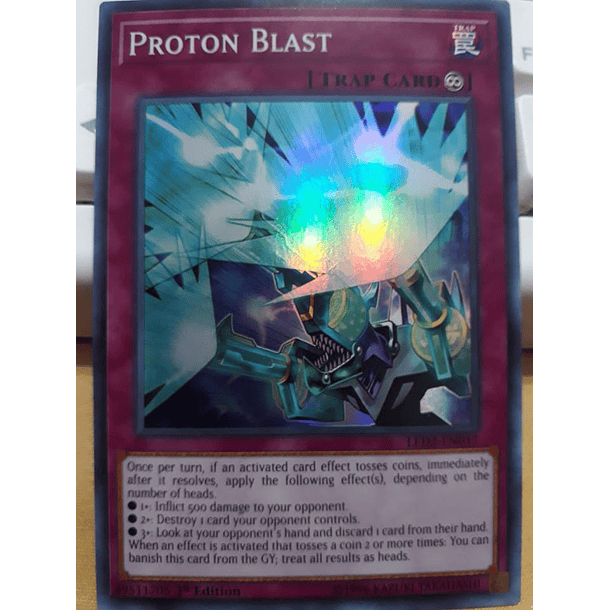 Proton Blast - LED2-EN017 - Super Rare 