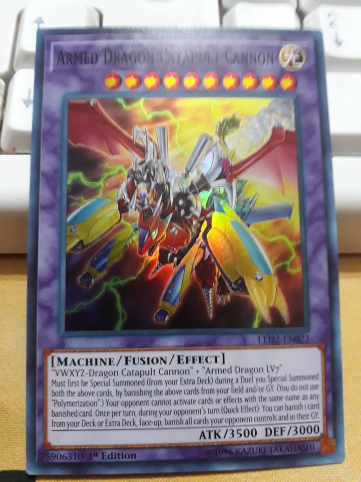 Armed Dragon Catapult Cannon - LED2-EN021 - Super Rare 1