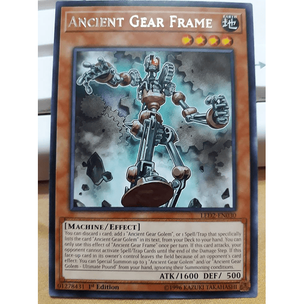 Ancient Gear Frame - LED2-EN030 - Rare 
