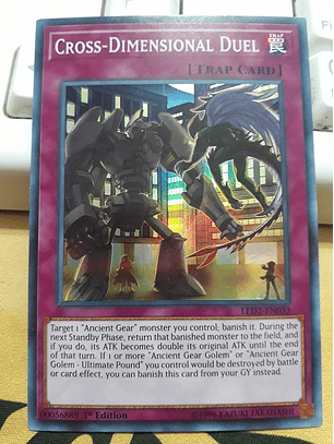 Cross-Dimensional Duel - LED2-EN033 - Super Rare 