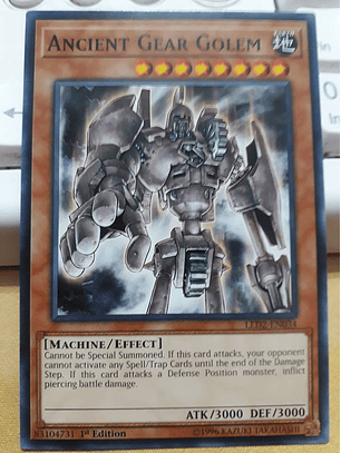 Ancient Gear Golem - LED2-EN034 - Common 