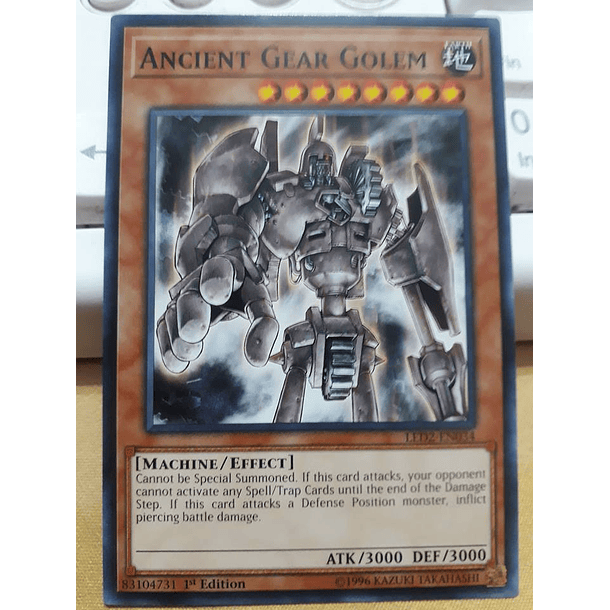 Ancient Gear Golem - LED2-EN034 - Common 