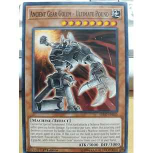 Ancient Gear Golem - Ultimate Pound - LED2-EN035 - Common 