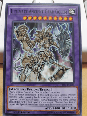 Ultimate Ancient Gear Golem - LED2-EN036 - Common
